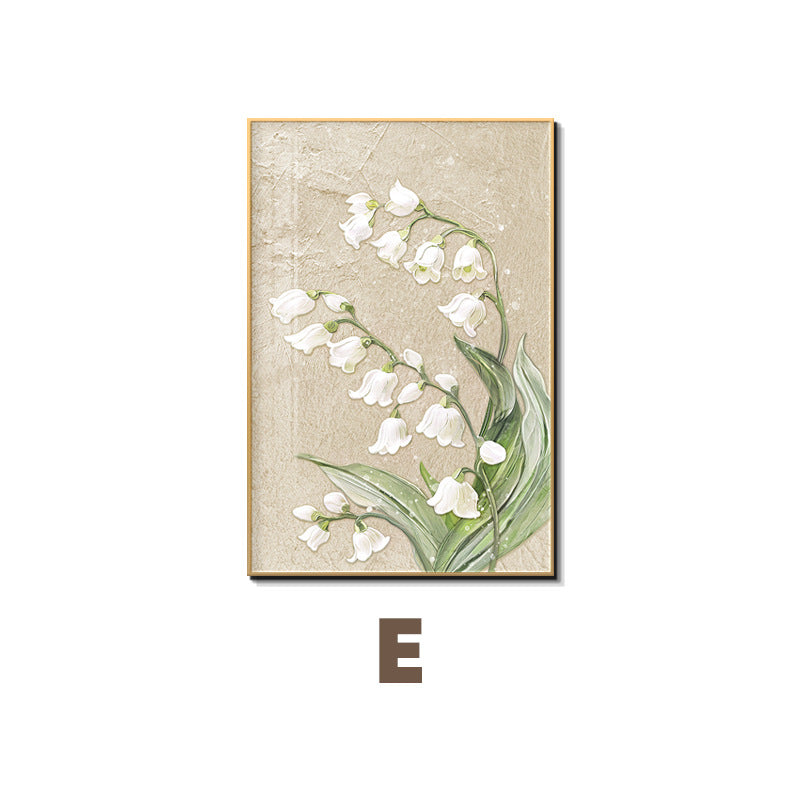 Framed Floral Relief Art Homeandso