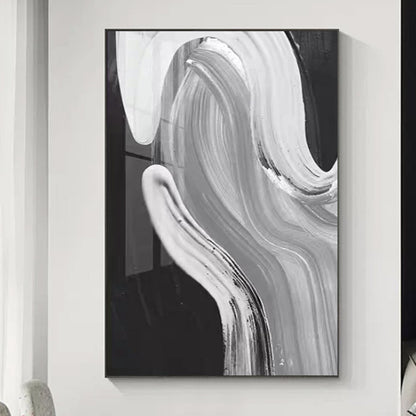Abstract Minimalist Framed Canvas Art Homeandso
