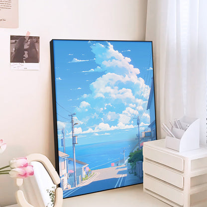 Coastal Landscape Framed Wall Art Homeandso
