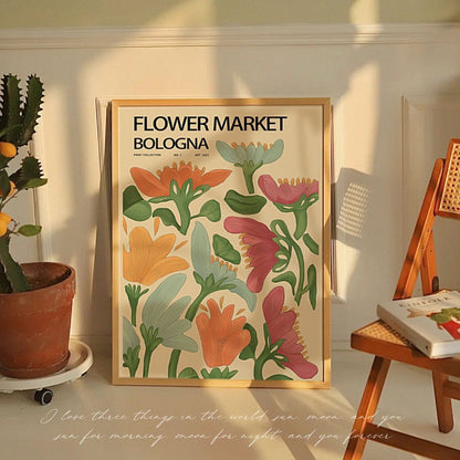 Artistic Floral Wall Print Homeandso