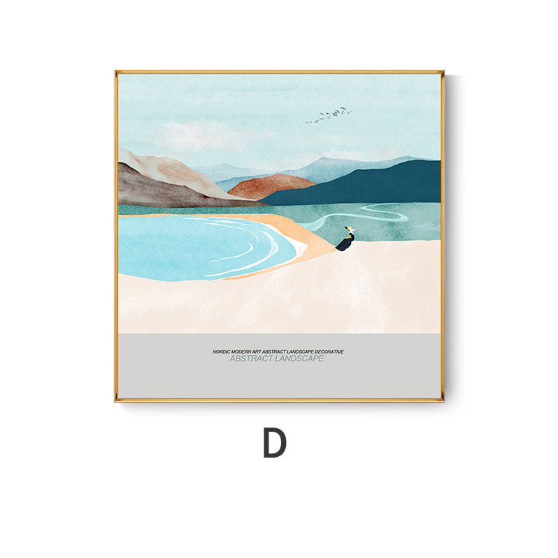 Abstract Landscape Framed Art Print Homeandso