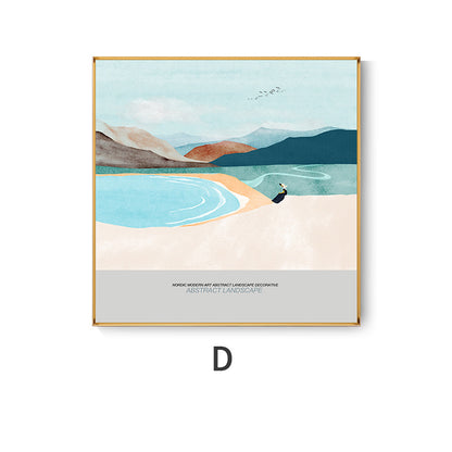 Abstract Landscape Framed Art Print Homeandso