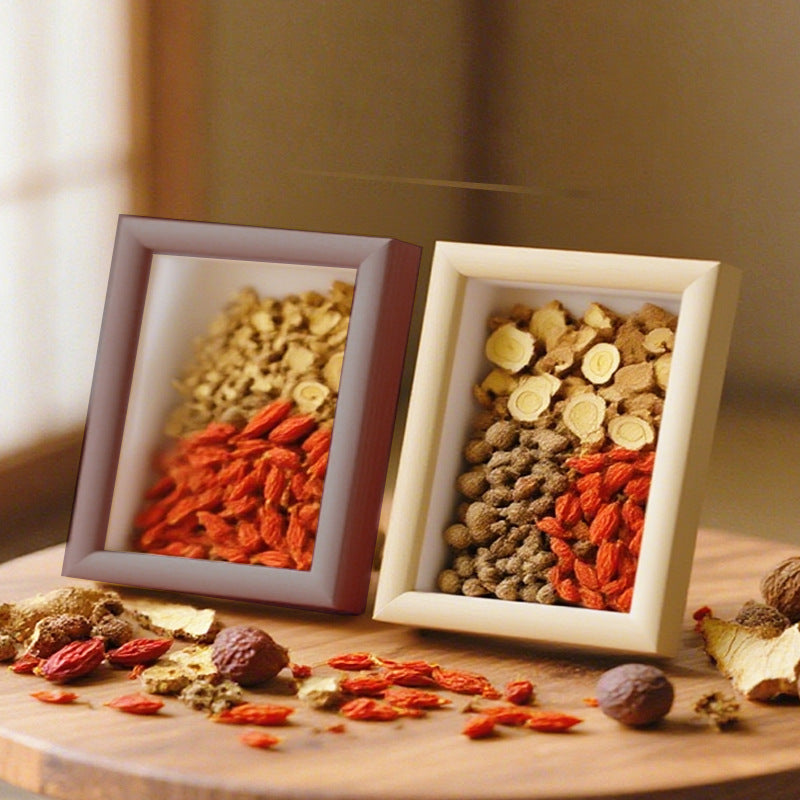 Artistic Herbal Spice Display Frame