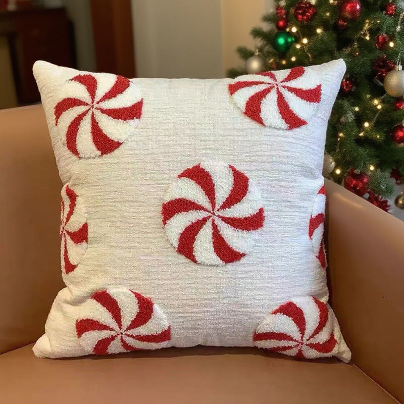 Festive Patterned Decorative Pillow