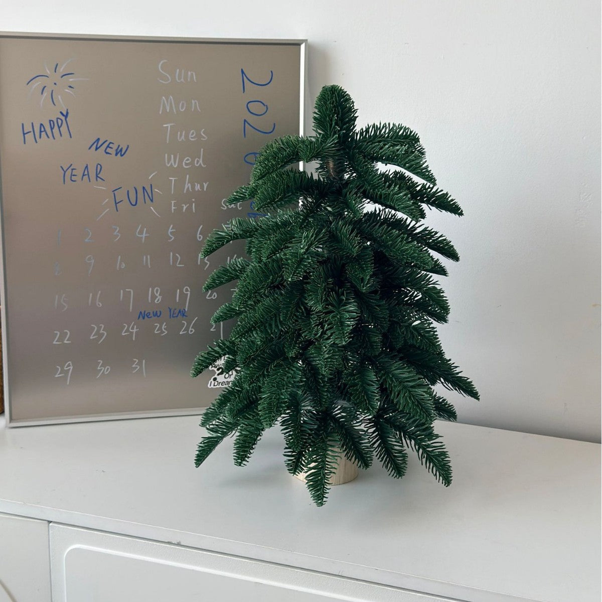 Artificial Pine Tree Centerpiece