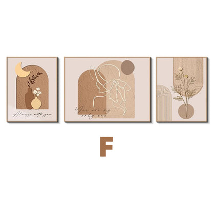 Decorative Three-Piece Art Print Set Homeandso