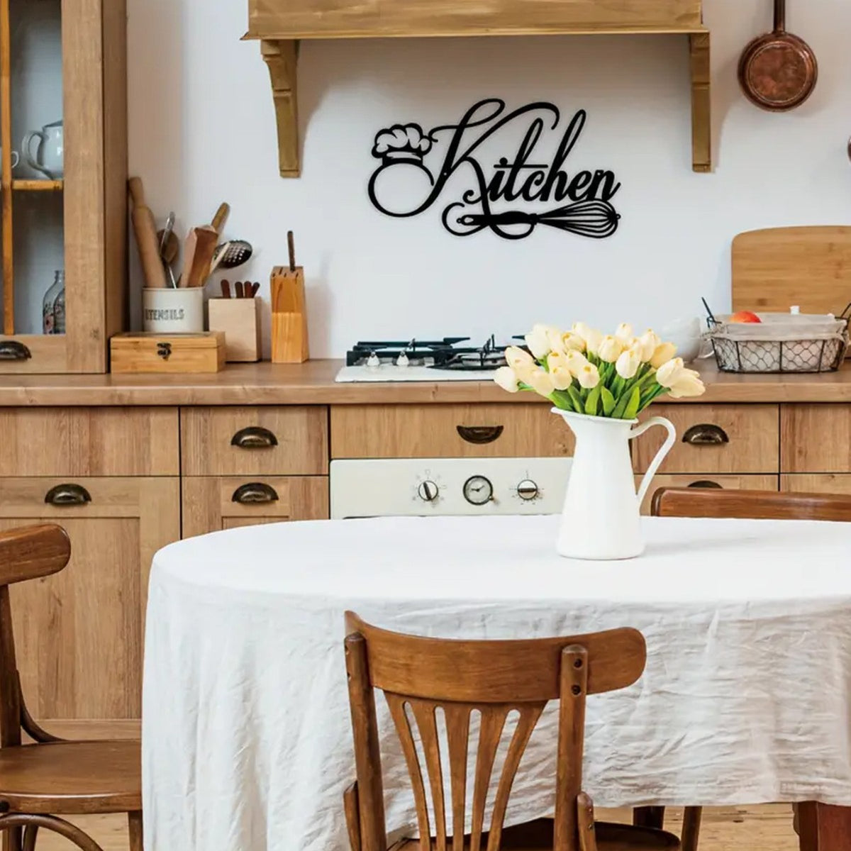 Metal Kitchen Wall Sign Homeandso