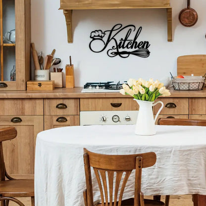Metal Kitchen Wall Sign Homeandso