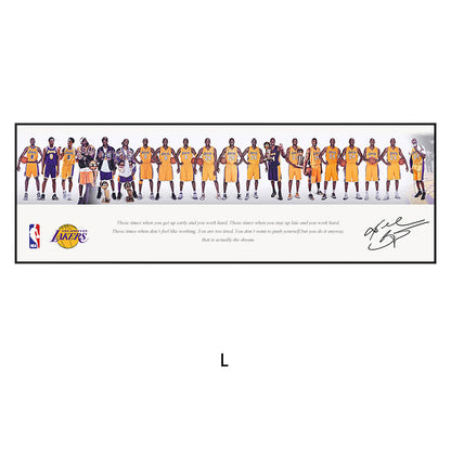 Men's Stylish Basketball Action Wall Art Print Homeandso