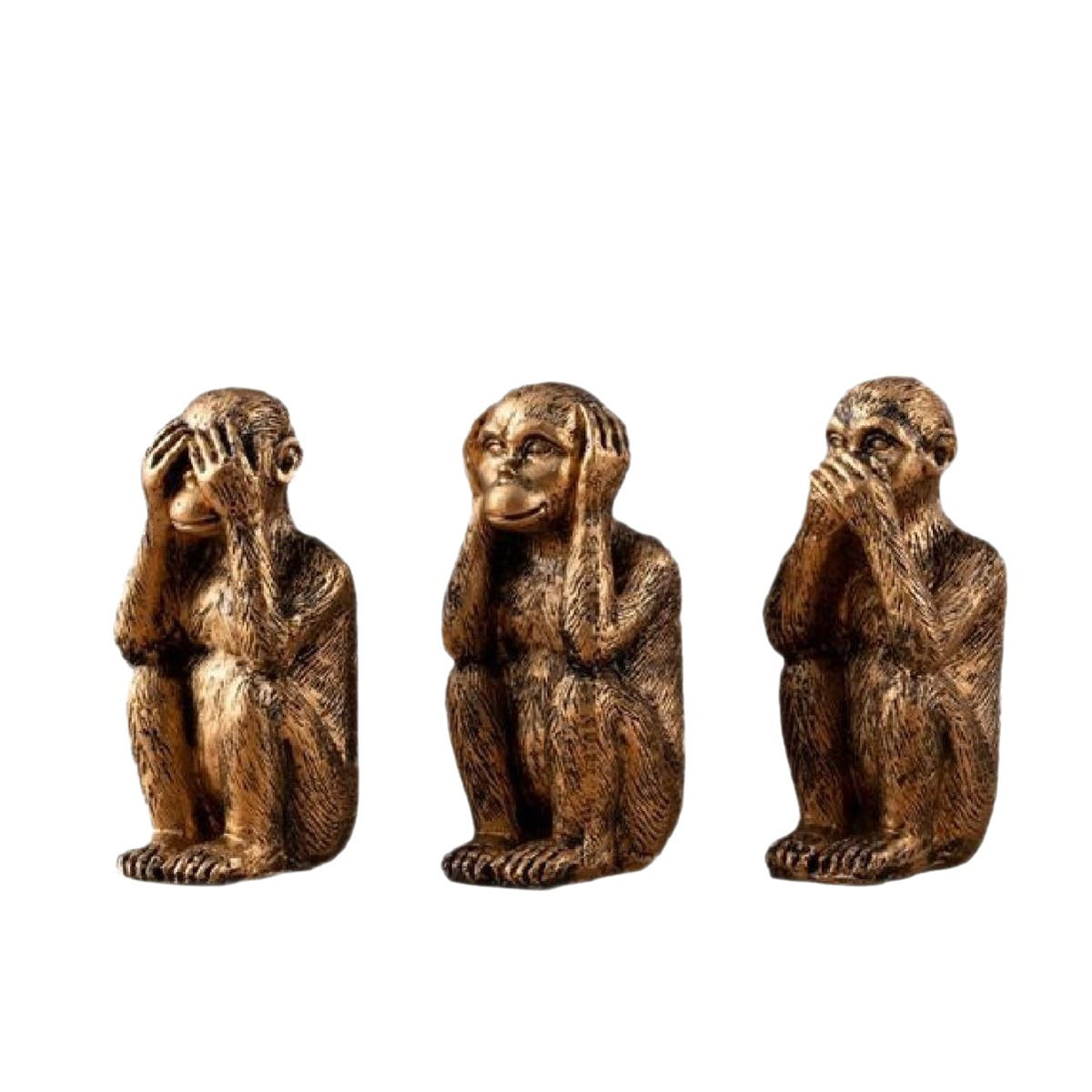 Decorative Three Wise Monkeys Figurine Homeandso