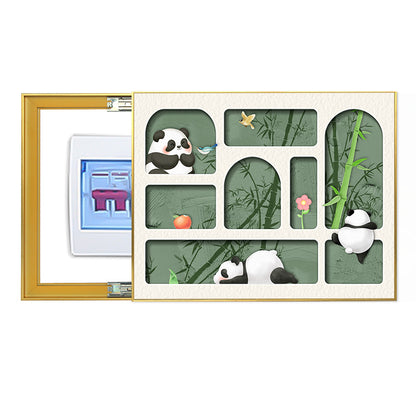 Decorative Panda-Themed Picture Frame Homeandso