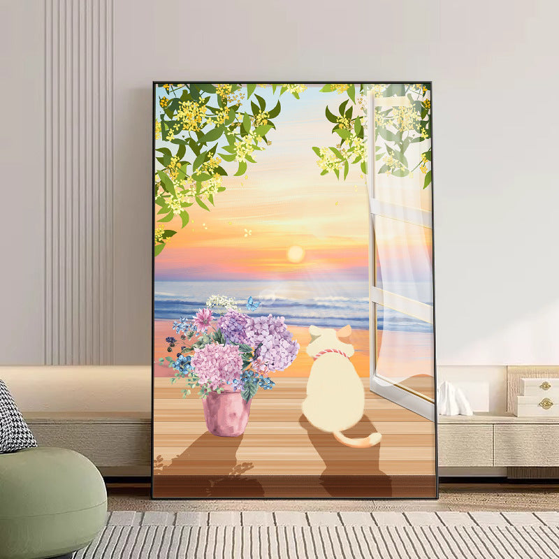 Decorative Cat-Themed Canvas Art Homeandso