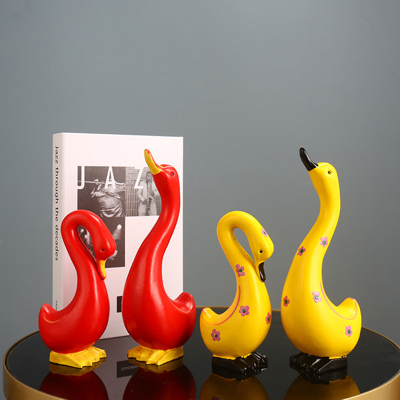 Decorative Swan Figurines Homeandso