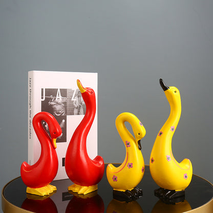 Decorative Swan Figurines Homeandso