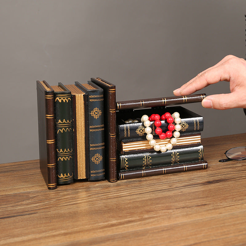 Decorative Antique-Inspired Book Set Homeandso