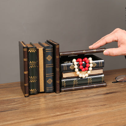 Decorative Antique-Inspired Book Set Homeandso