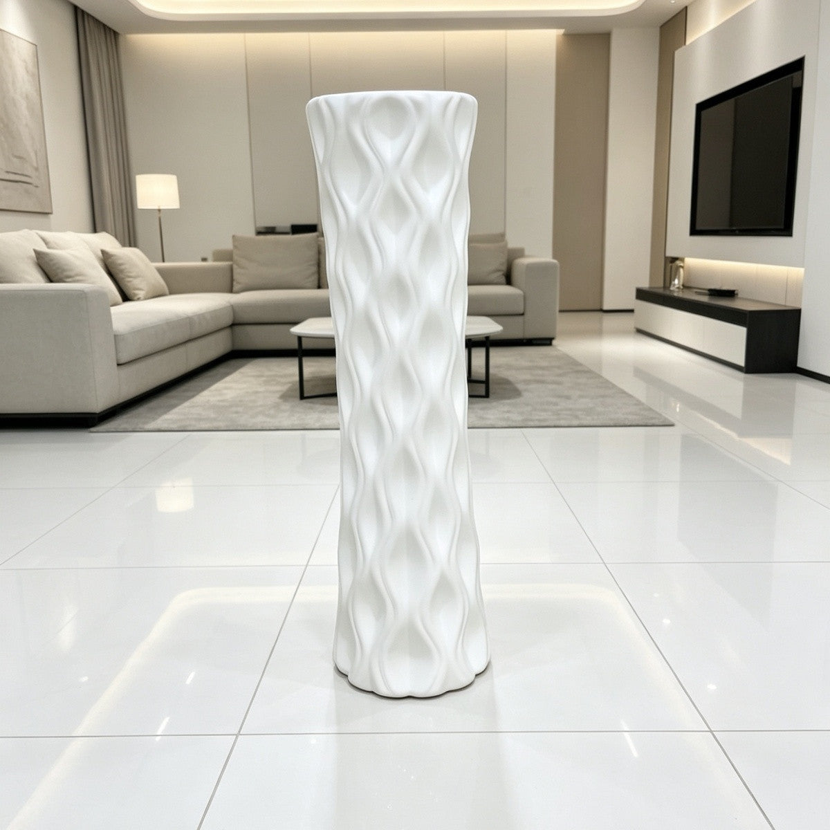 Sculptural Wave Design Planter