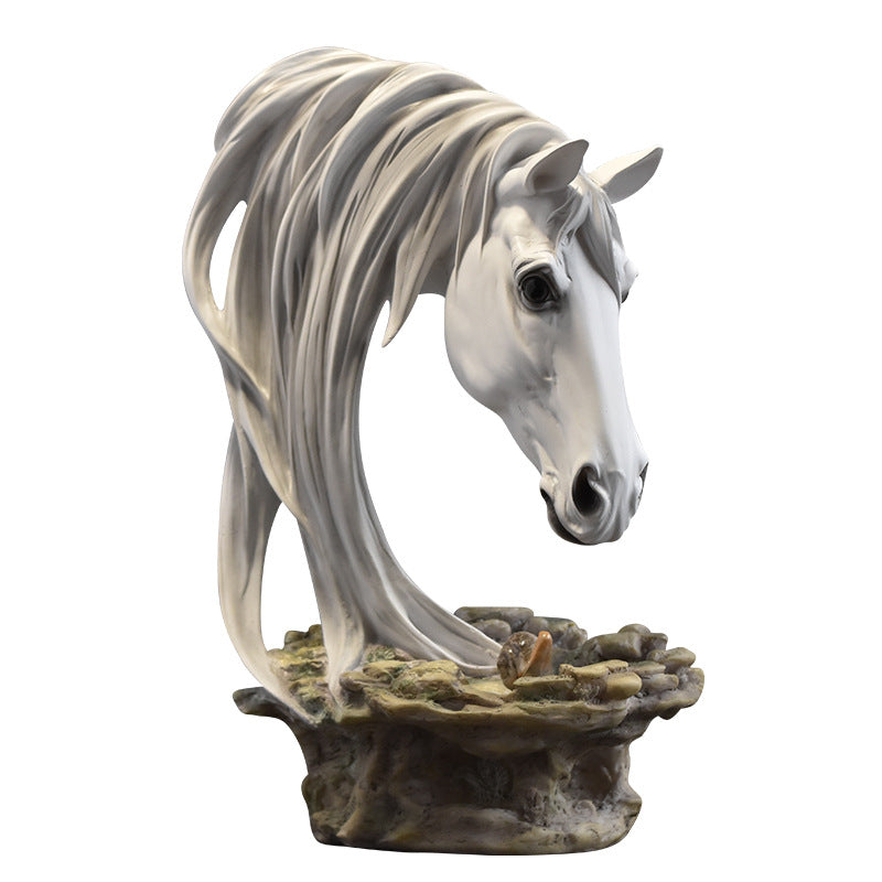 Decorative Horse Head Sculpture Homeandso