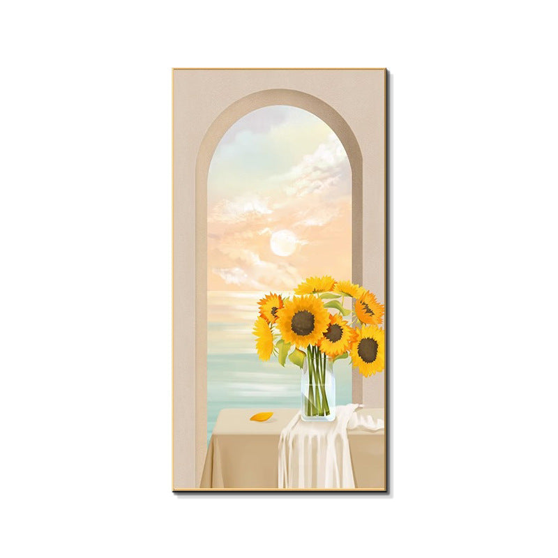 Framed Floral Landscape Artwork Homeandso