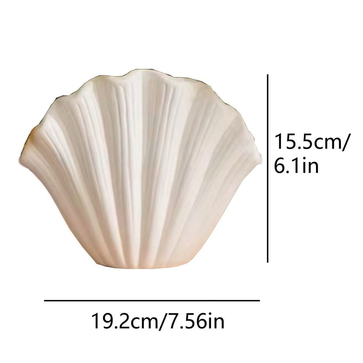 Decorative Shell-Shaped Centerpiece Bowl Homeandso