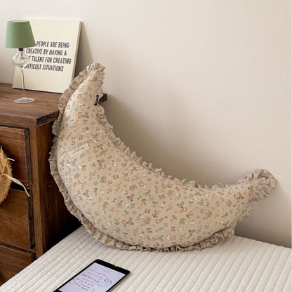 Decorative Moon Shaped Decorative Support Pillow Homeandso