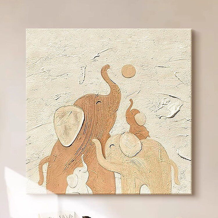 Elephant-Themed Decorative Wall Art Homeandso
