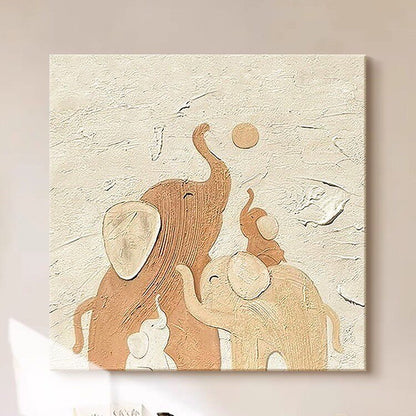 Elephant-Themed Decorative Wall Art Homeandso