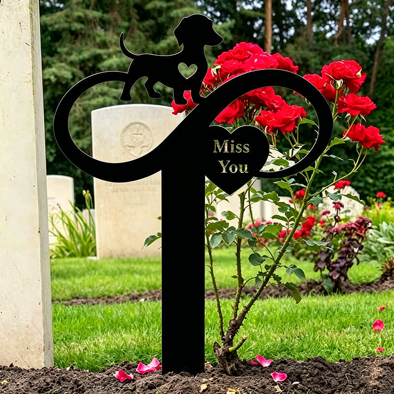Decorative Pet Paw Garden Stake Homeandso