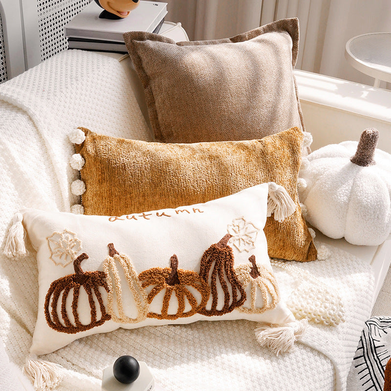 Decorative Woven Textured Throw Pillow