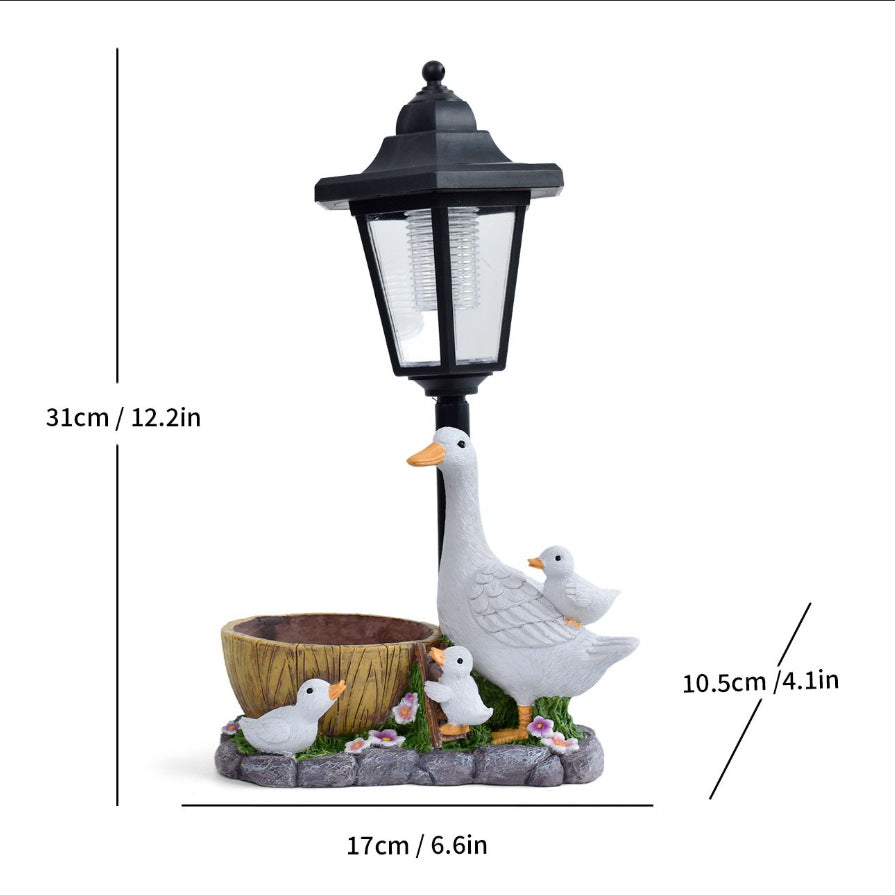 Swan Lantern Sculpture Homeandso