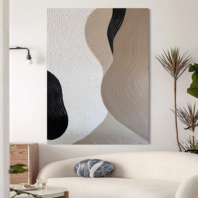 Abstract Textured Canvas Wall Artwork Homeandso