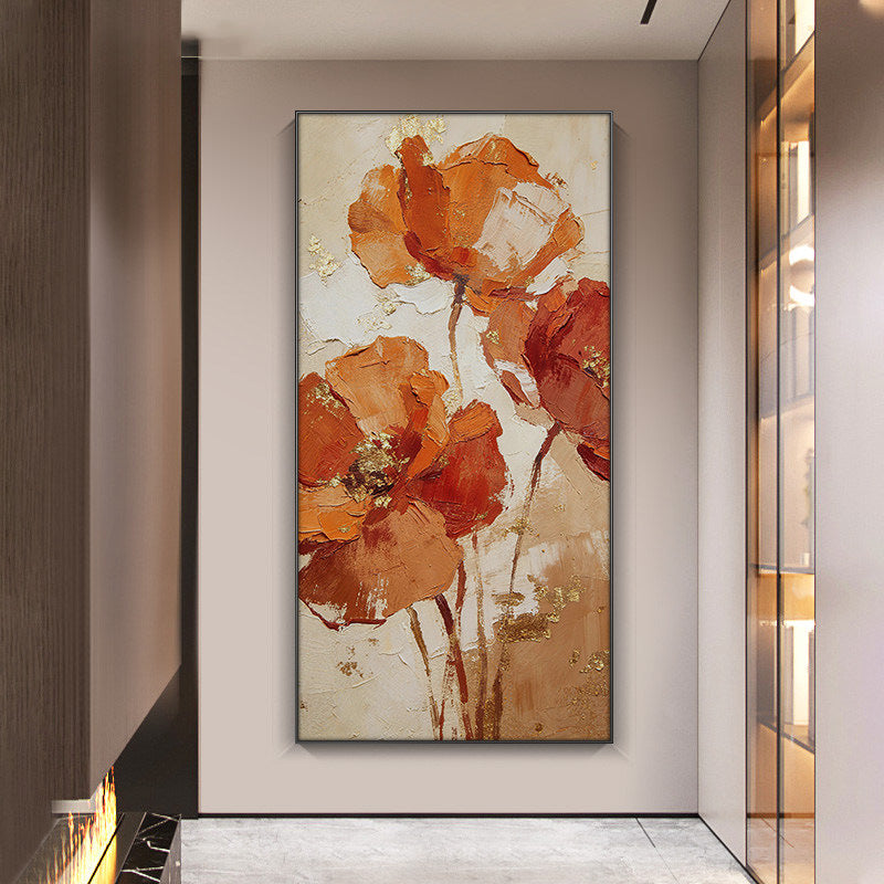 Floral Abstract Canvas Wall Art Homeandso