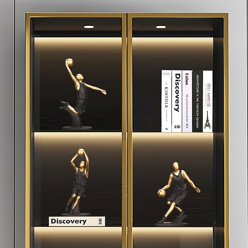 Dynamic Basketball Player Figurine Homeandso