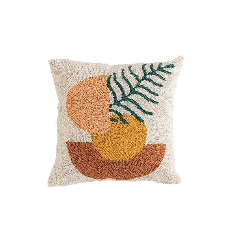 Textured Abstract Decorative Pillow