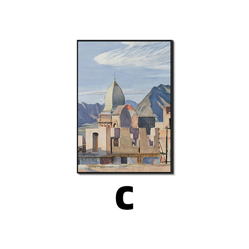 Artistic Landscape Framed Canvas Print Homeandso