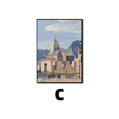 Artistic Landscape Framed Canvas Print Homeandso