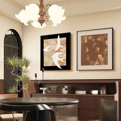 Elegant Framed Floral Wall Art Homeandso