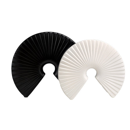 Decorative Fan-Shaped Sculpture Homeandso