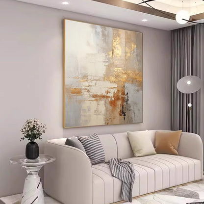 Modern Abstract Textured Canvas Art Homeandso