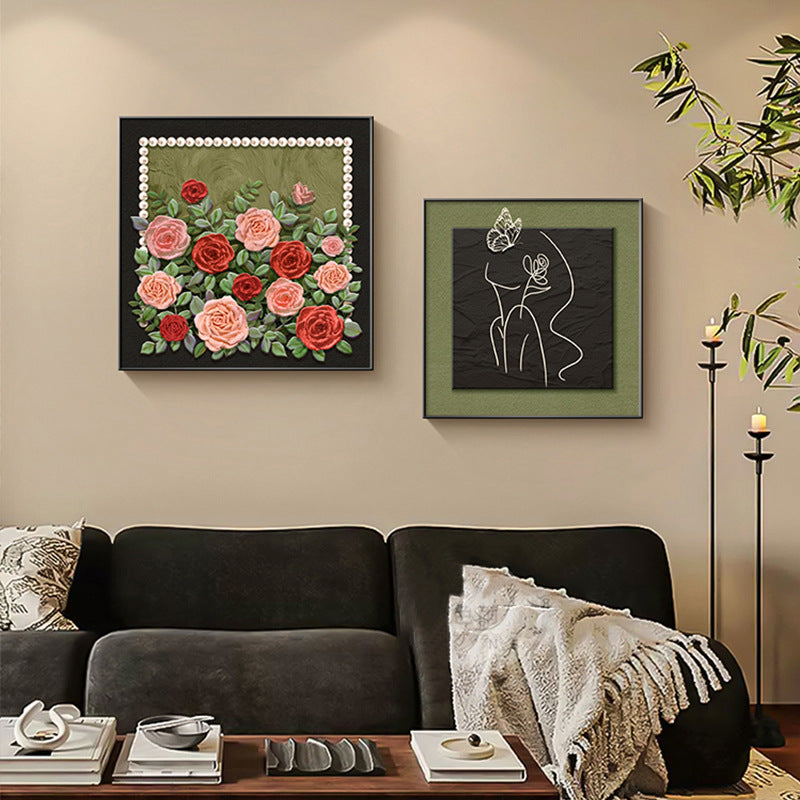 Decorative Framed Butterfly Wall Art Homeandso