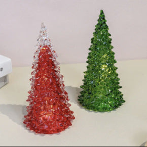 Dekorativer Glas-Weihnachtsbaum