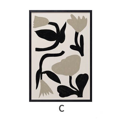 Chic Modern Floral Wall Art Homeandso