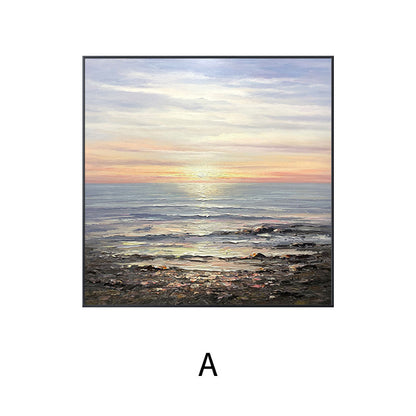 Coastal Sunrise Landscape Wall Art Homeandso