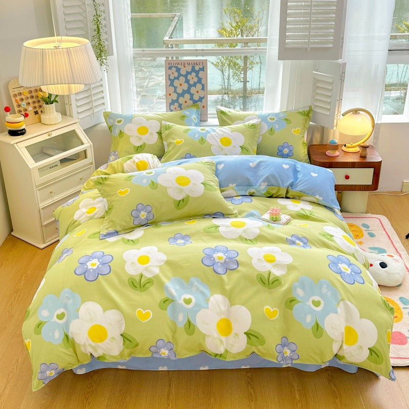 Playful Cartoon Bear Bedding Set Homeandso