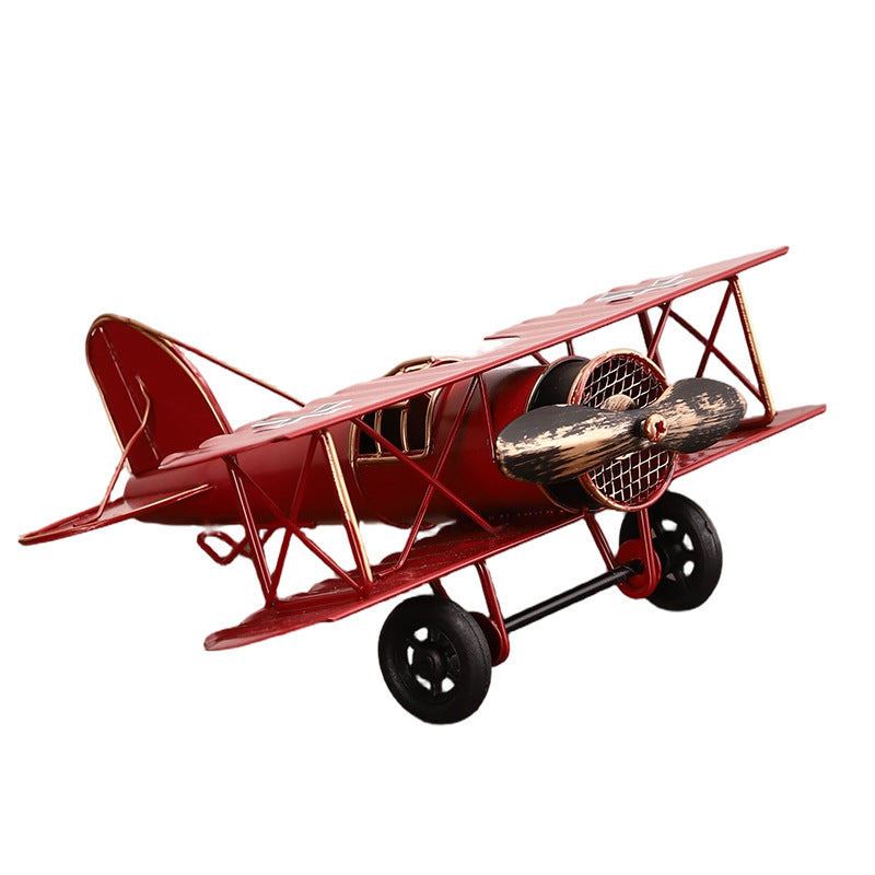 Vintage Metal Airplane Model Homeandso