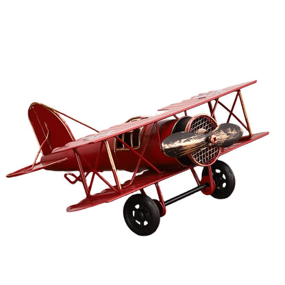 Vintage Metal Airplane Model Homeandso