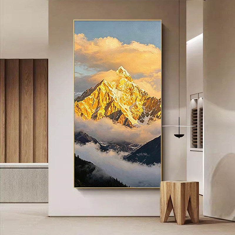 Majestic Mountain Landscape Canvas Art Homeandso