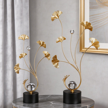 Elegant Floral Design Decorative Sculpture Homeandso
