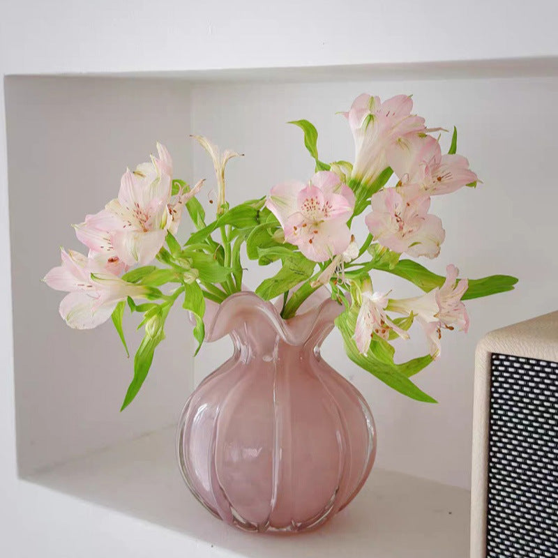 Artistic Glass Flower Vase