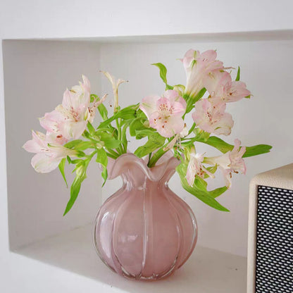 Artistic Glass Flower Vase